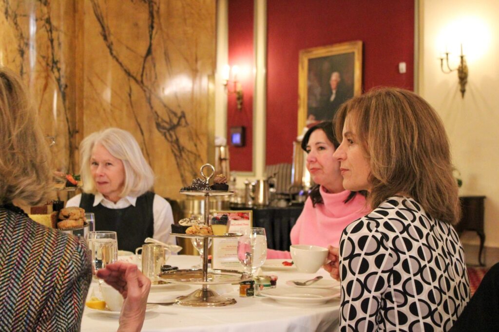 Women at tea party
