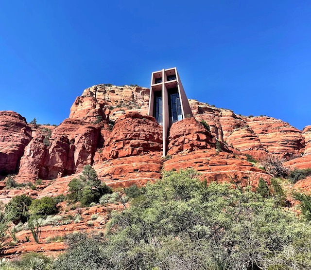 Church in Sedona mountains