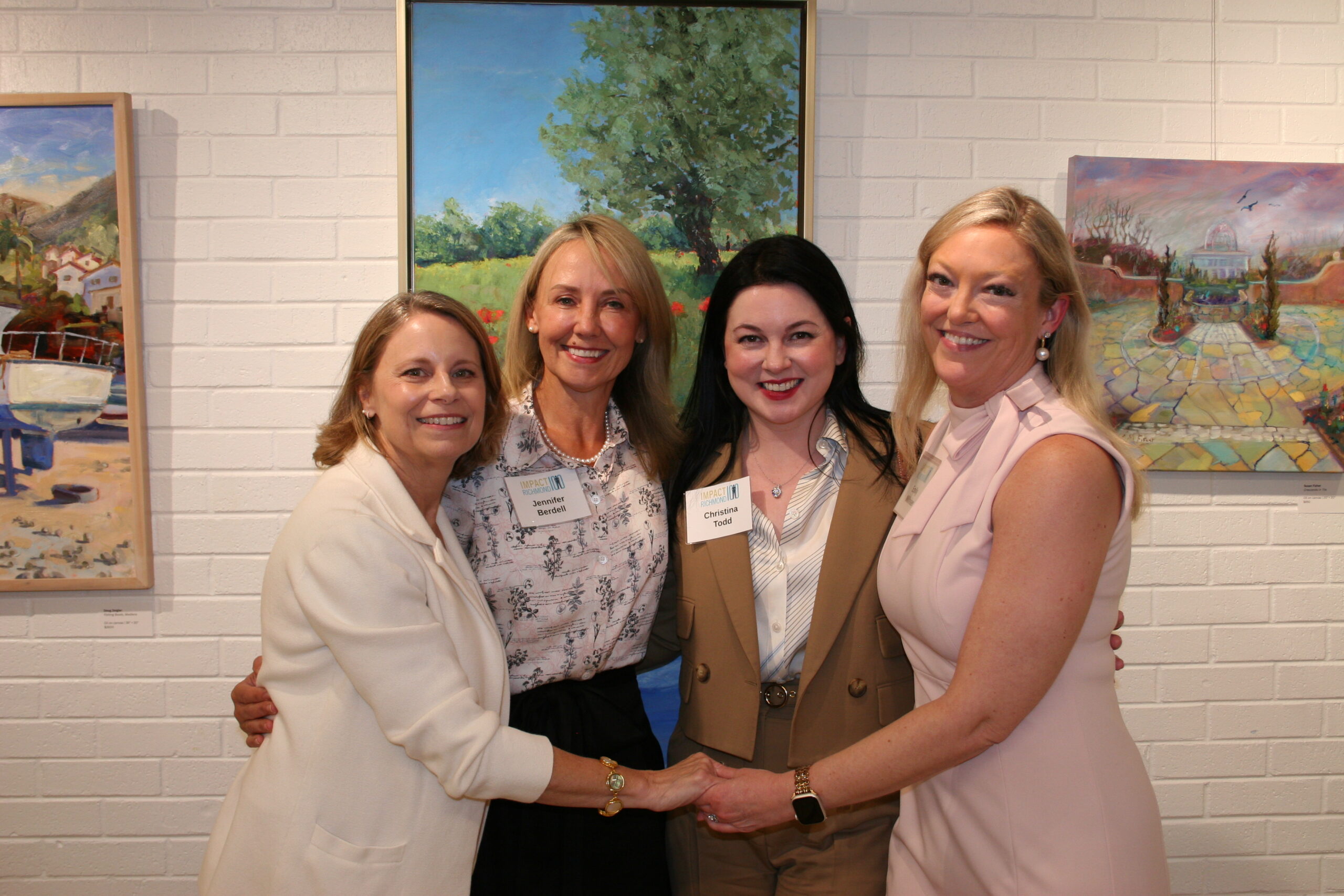 Jennifer with women at the 2026 Big Kick Event